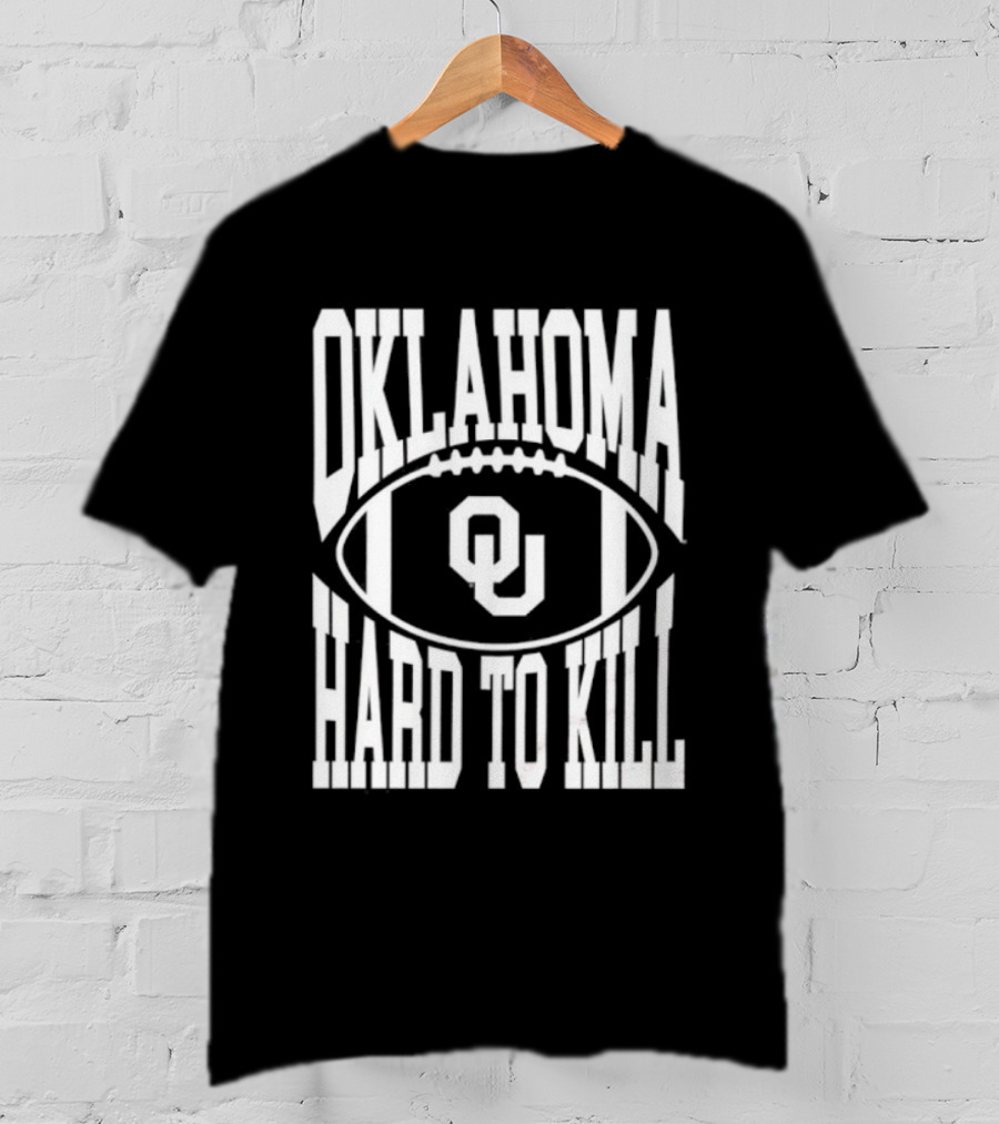 Oklahoma Hard To Kill Football O Logo T-Shirt