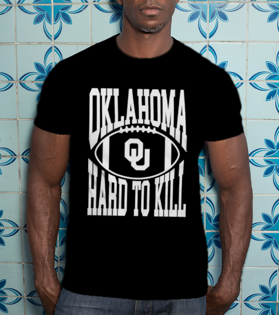 Oklahoma Hard To Kill Football O Logo T-Shirt