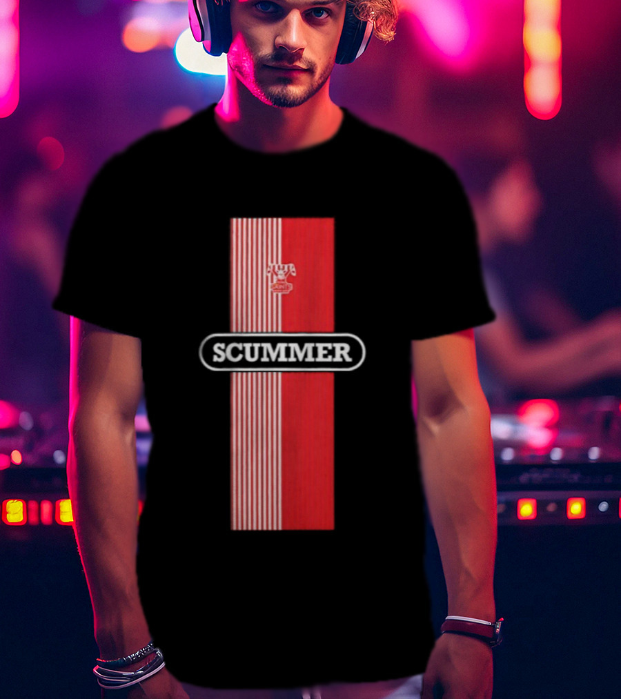 Southampton FC Scummer 85 Red White Stripes T-Shirt