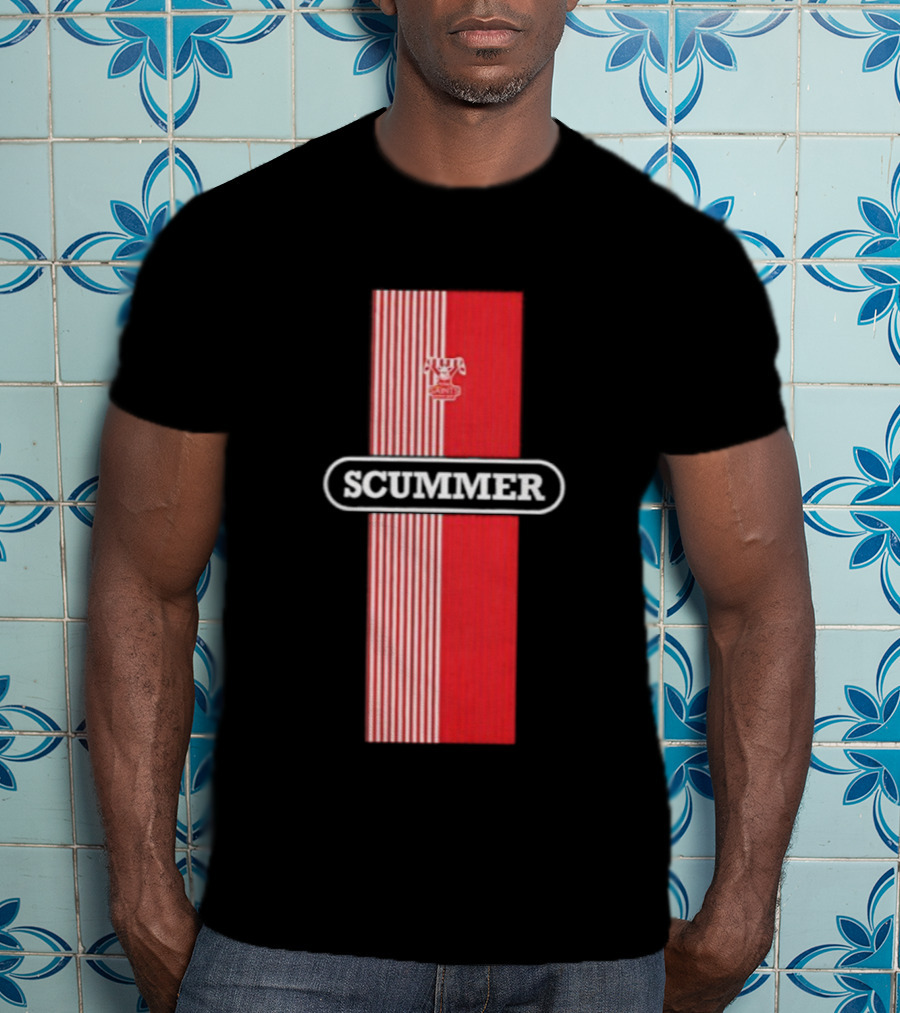 Southampton FC Scummer 85 Red White Stripes T-Shirt