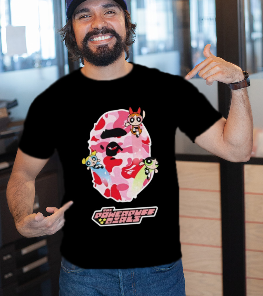 The Powerpuff Girls Bape Camo Collaboration T-Shirt