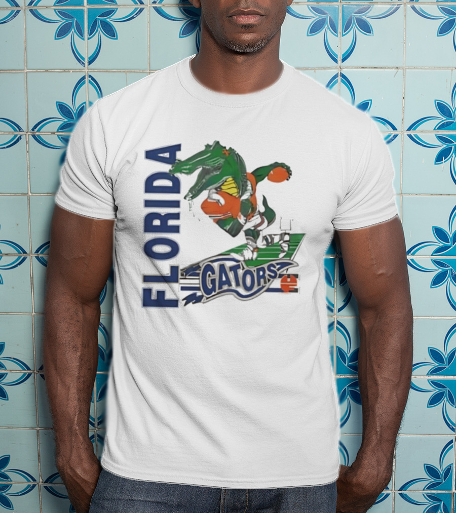 Florida Gators Vintage Mascot Football T-Shirt