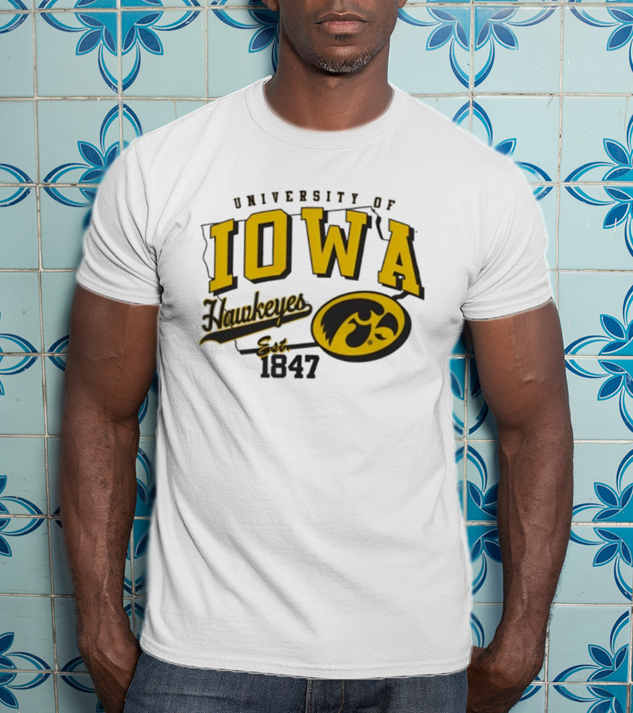 University Of Iowa Hawkeyes Est 1847 T-Shirt