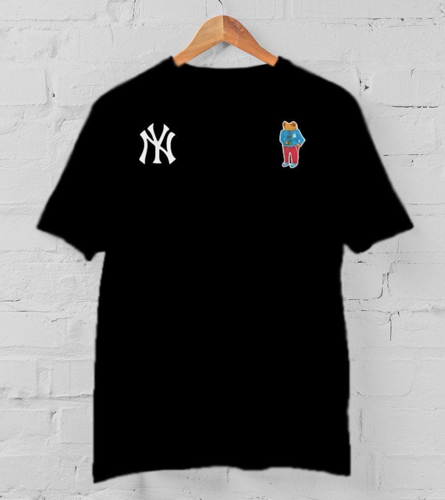 Bad Bunny New York Yankees Bear Blue Red Pants T-Shirt