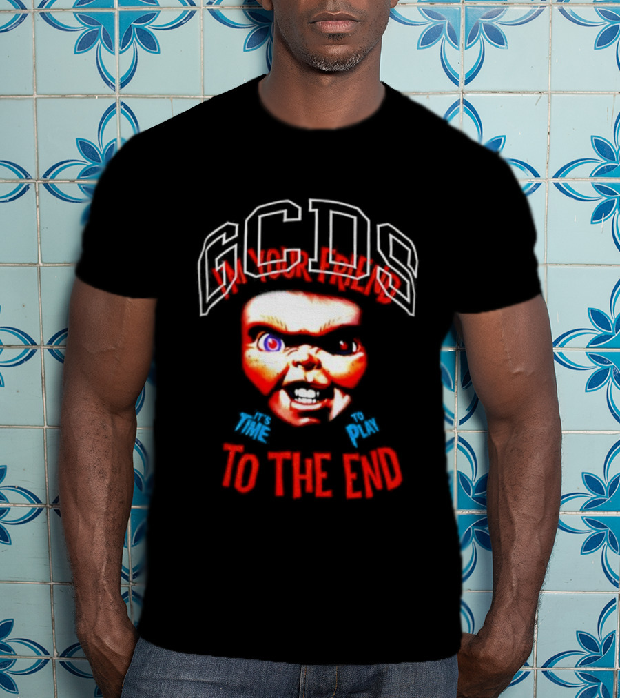 GCDS Chucky To The End I'm Your Friend It's Time To Play T-Shirt