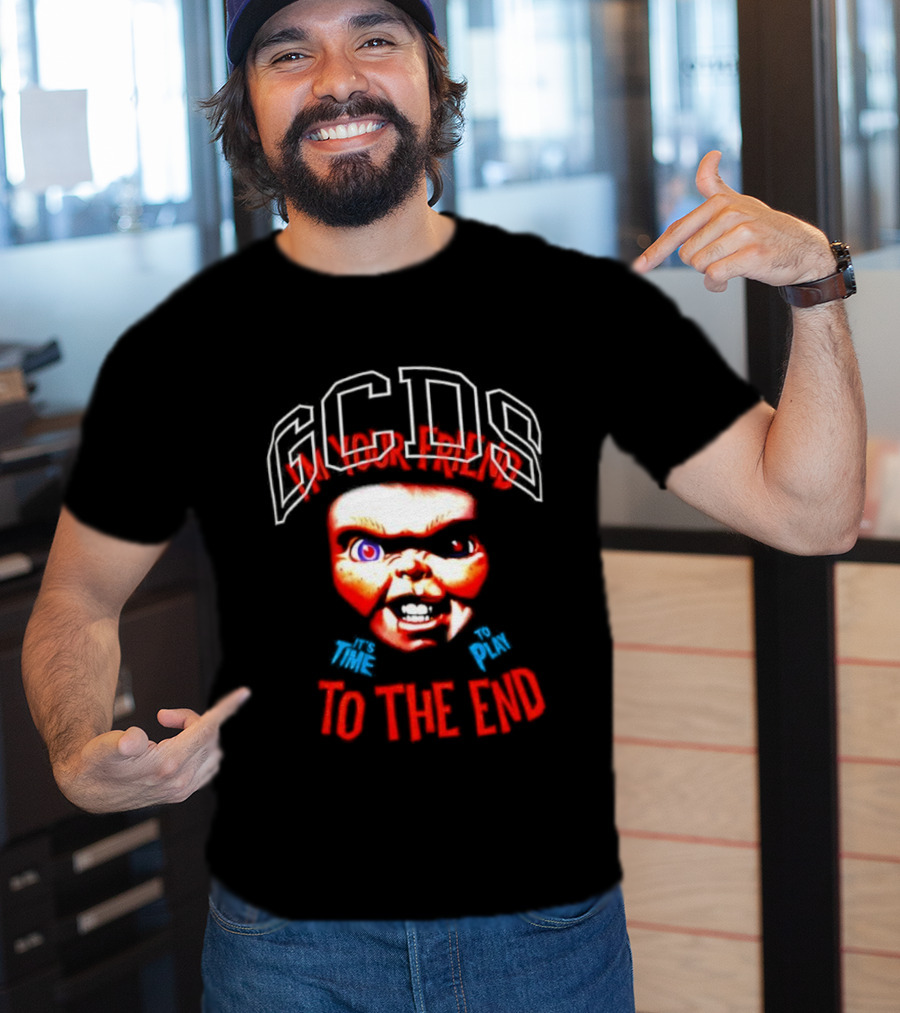 GCDS Chucky To The End I'm Your Friend It's Time To Play T-Shirt