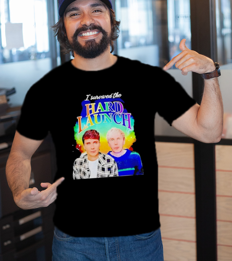 I Survived The Dan And Phil Hard Launch Phan T-Shirt