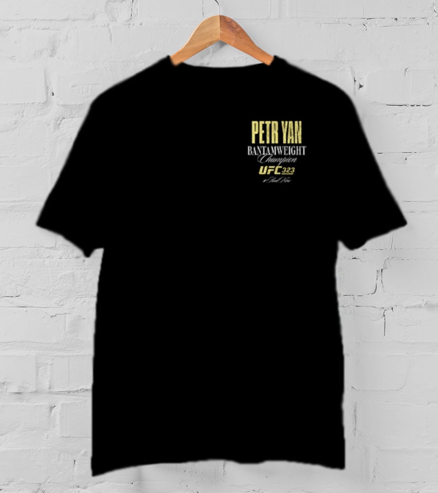 Petr Yan Bantamweight Champion UFC 323 T-Shirt