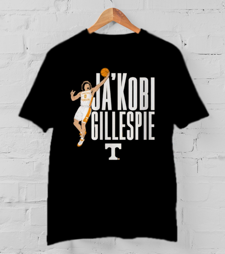 Ja’Kobi Gillespie Tennessee Basketball Pose T-Shirt