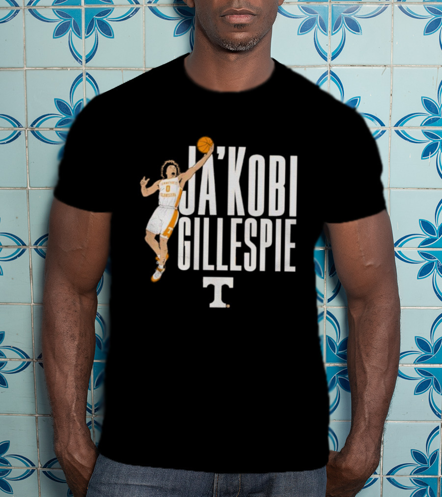 Ja’Kobi Gillespie Tennessee Basketball Pose T-Shirt