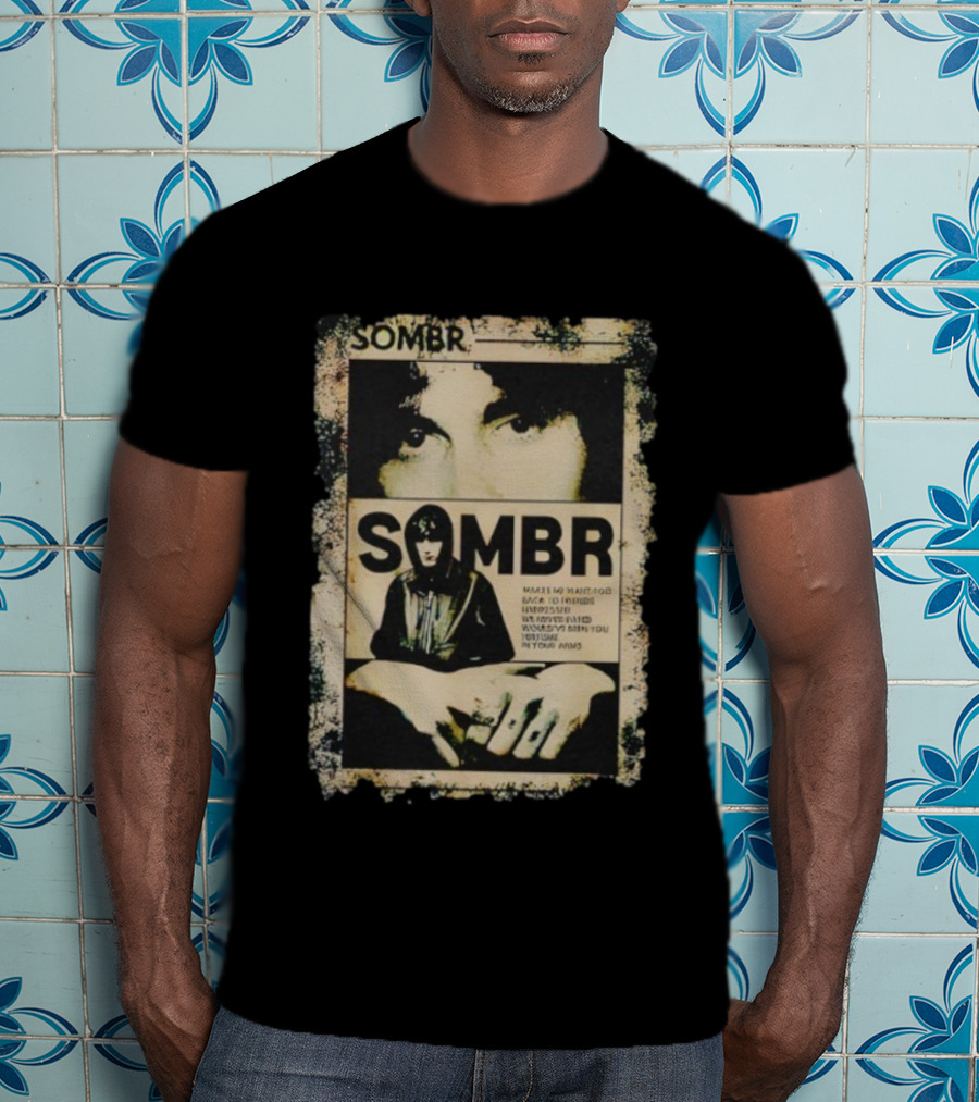 Vintage Retro 90s Sombr Grunge Style Iconic Music T-Shirt