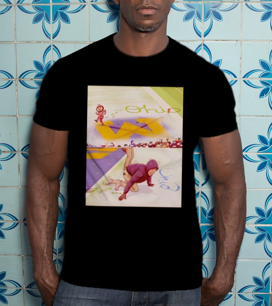 Ohio State Brutus Crossing Out Michigan Snow Rivalry T-Shirt