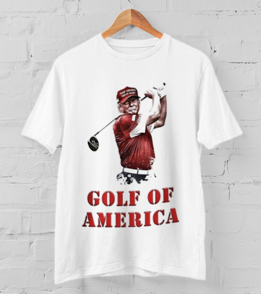 Donald Trump Make America Great Again Golf Of America Bright T-Shirt