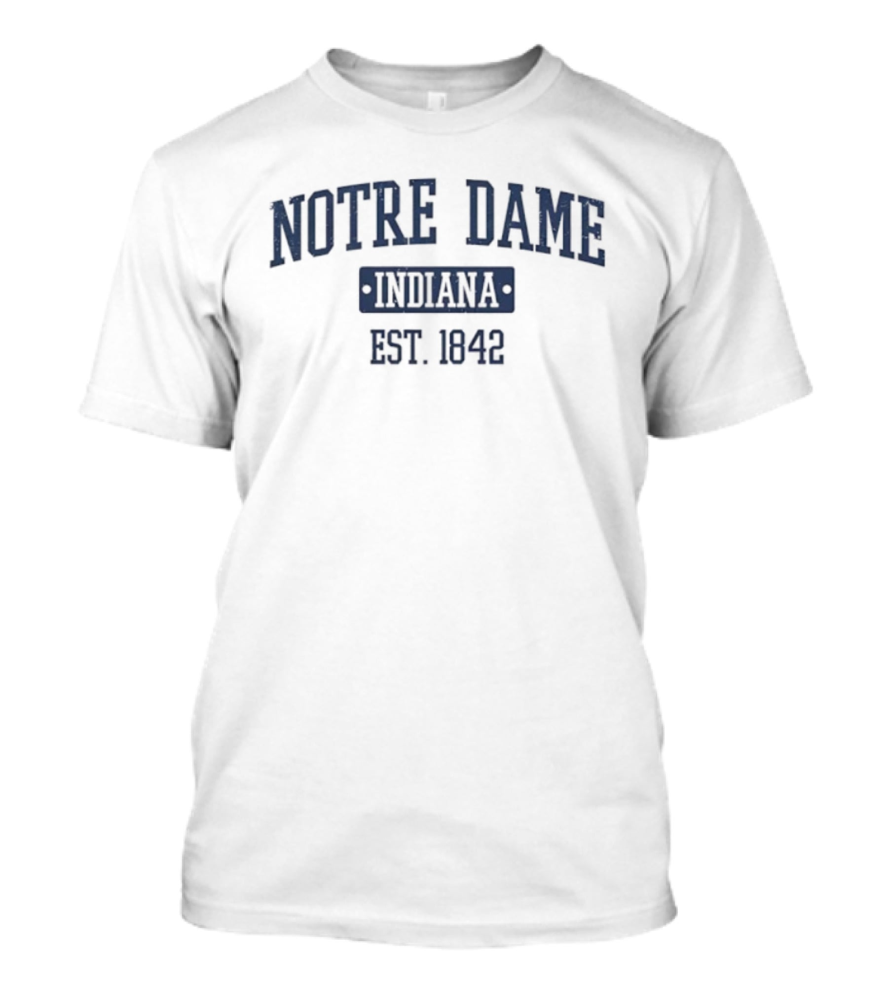 Notre Dame Indiana Est. 1842 Vintage T-Shirt