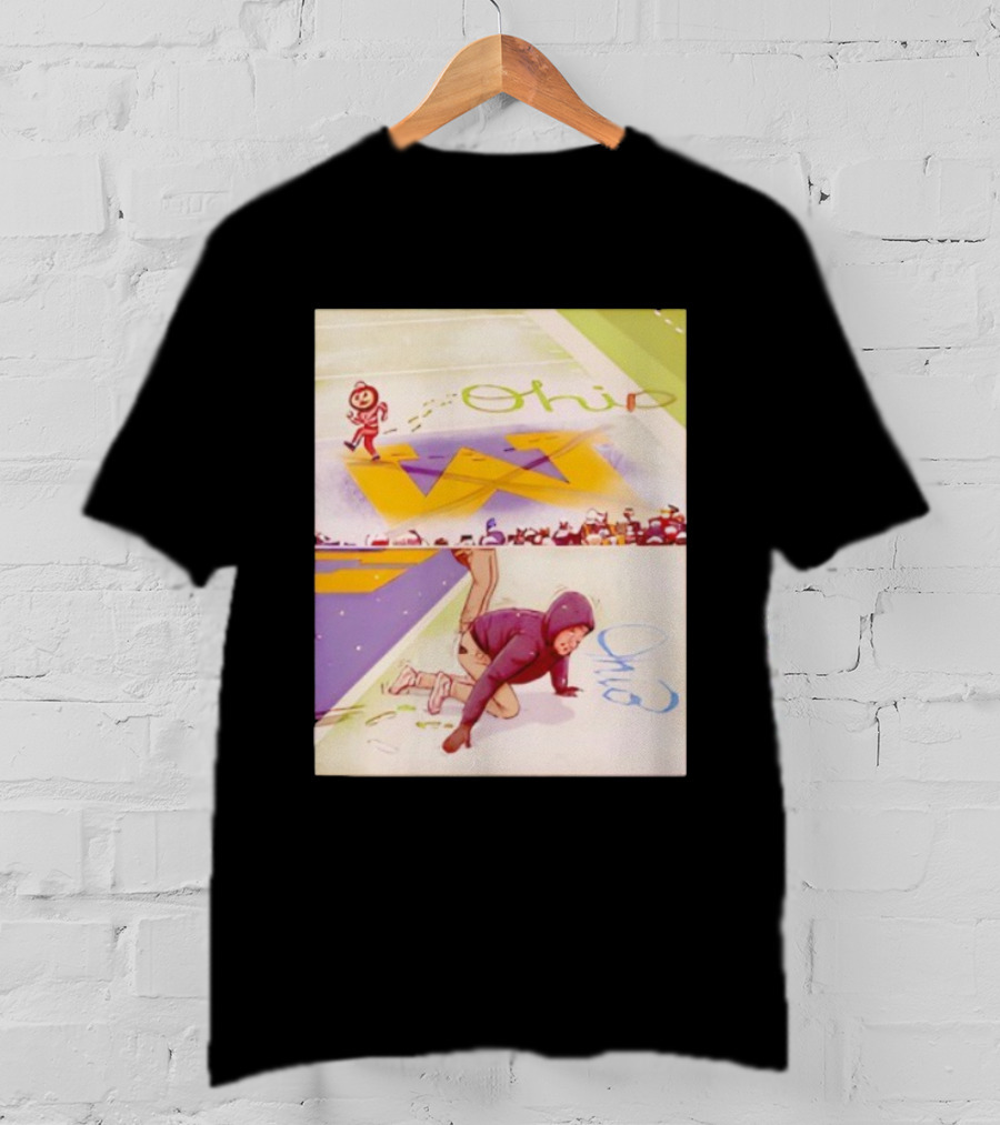 Ohio State Brutus Buckeye Triumph Over M Rival In Snow Scene T-Shirt