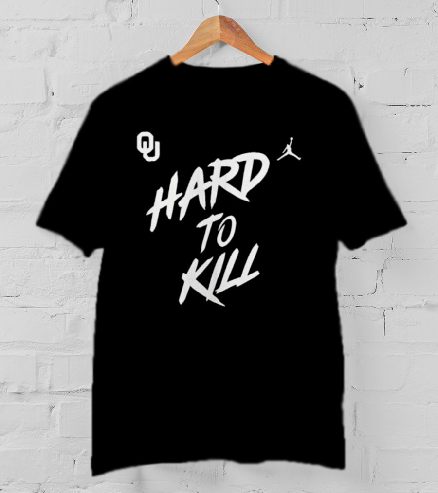 Oklahoma Sooners OU Hard To Kill Iconic Sports Design T-Shirt