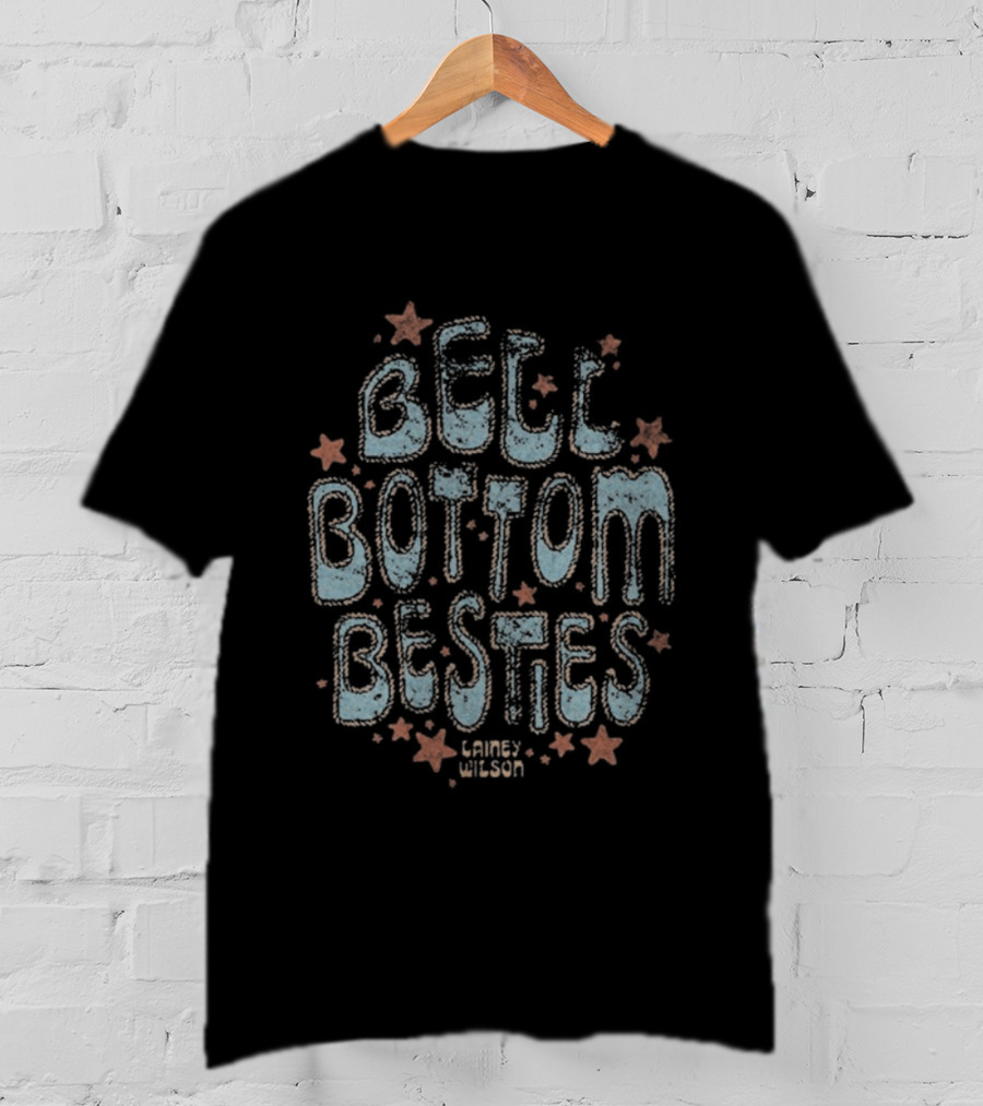 Bell Bottom Besties Lainey Wilson Retro Stars T-Shirt