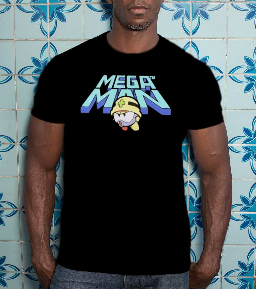 Mega Man Met Enemy Character Art Rsvlts Collection T-Shirt