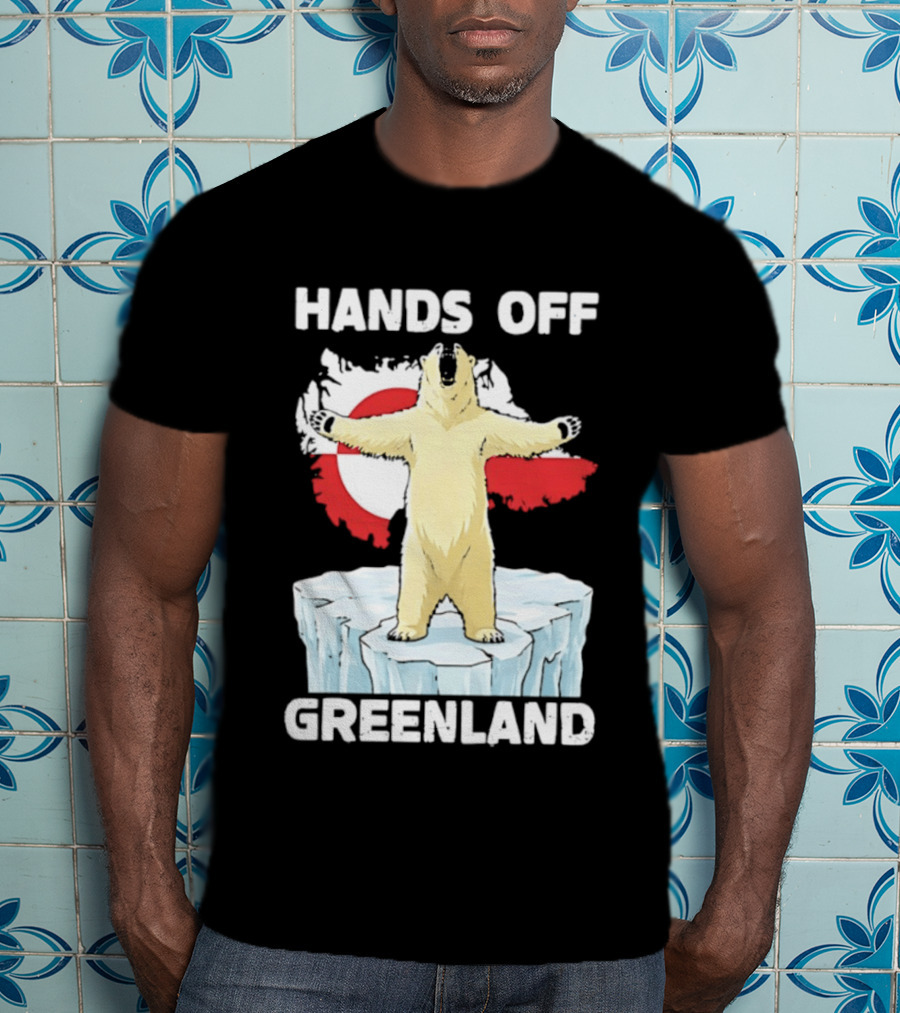 Hands Off Greenland Polar Bear On Iceberg T-Shirt