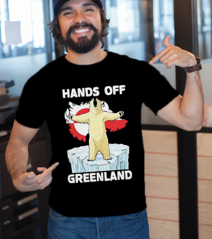 Hands Off Greenland Polar Bear On Iceberg T-Shirt