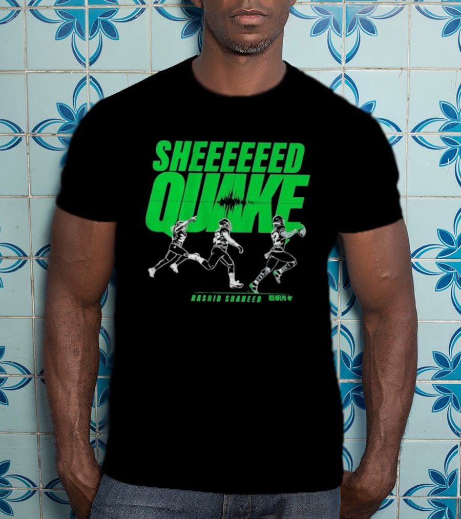 Rashid Shaheed Sheed Quake NFL Action T-Shirt
