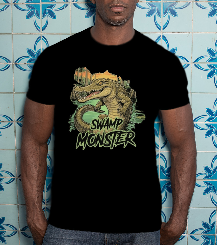 RAWWFISHING Swamp Monster Gator T-Shirt