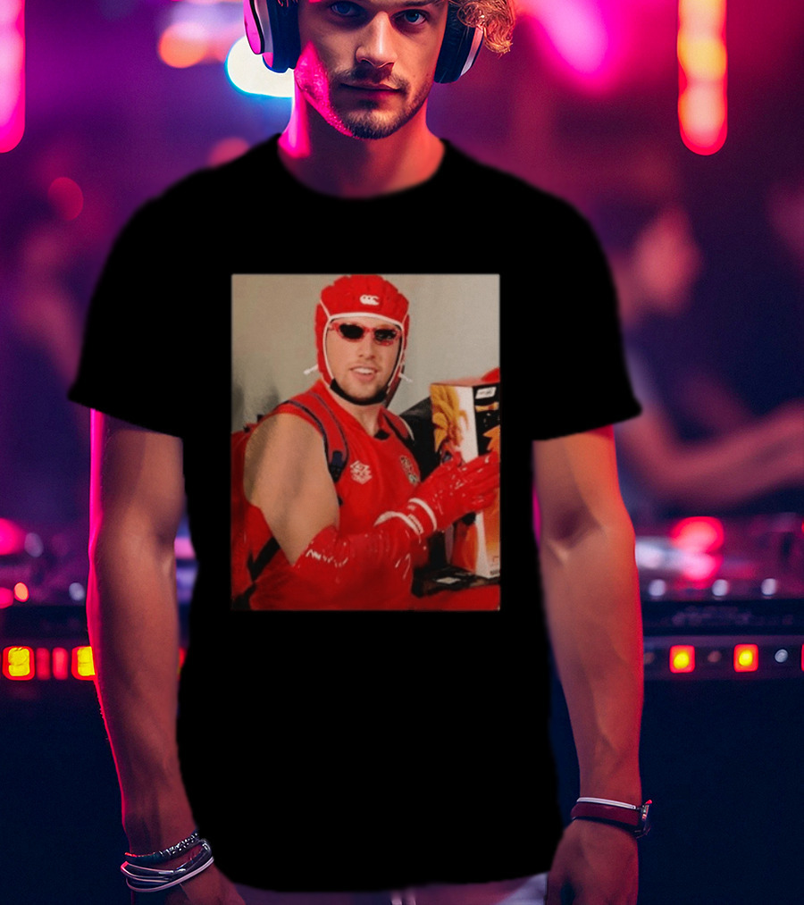 Sidemen Deepthroat Man Rugby Costume Toy Holder T-Shirt