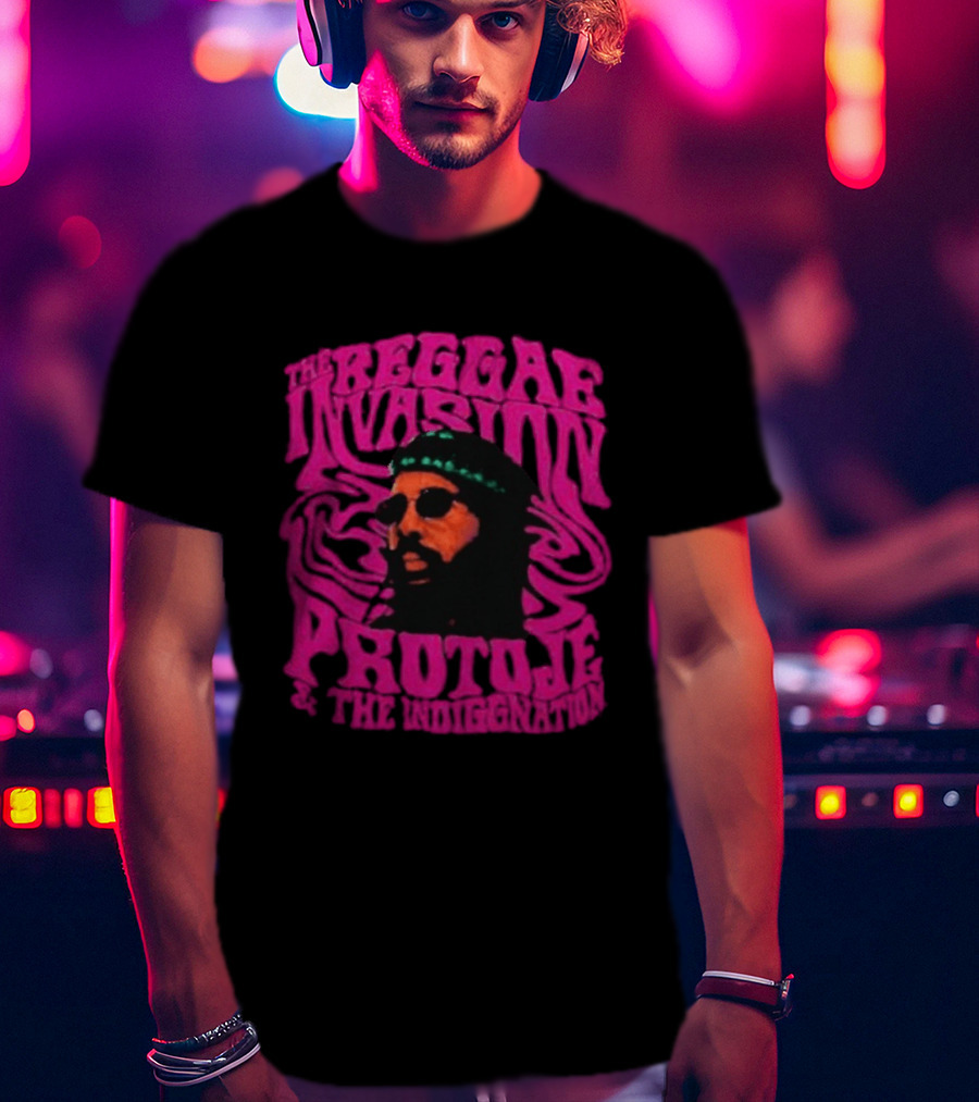 Reggae Invasion Tour UK 2026 Protoje And The Indiggnation T-Shirt