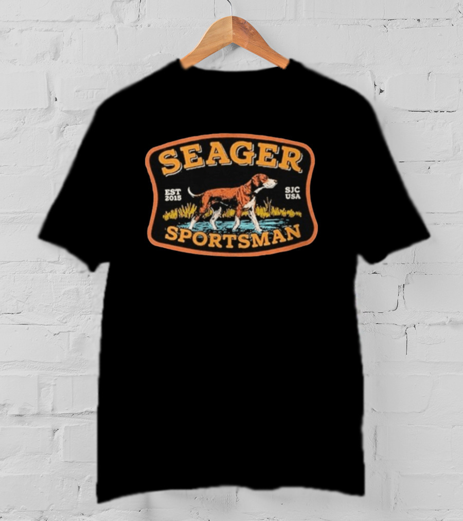SEAGER Sportsman EST 2015 SJC USA Dog Patch T-Shirt