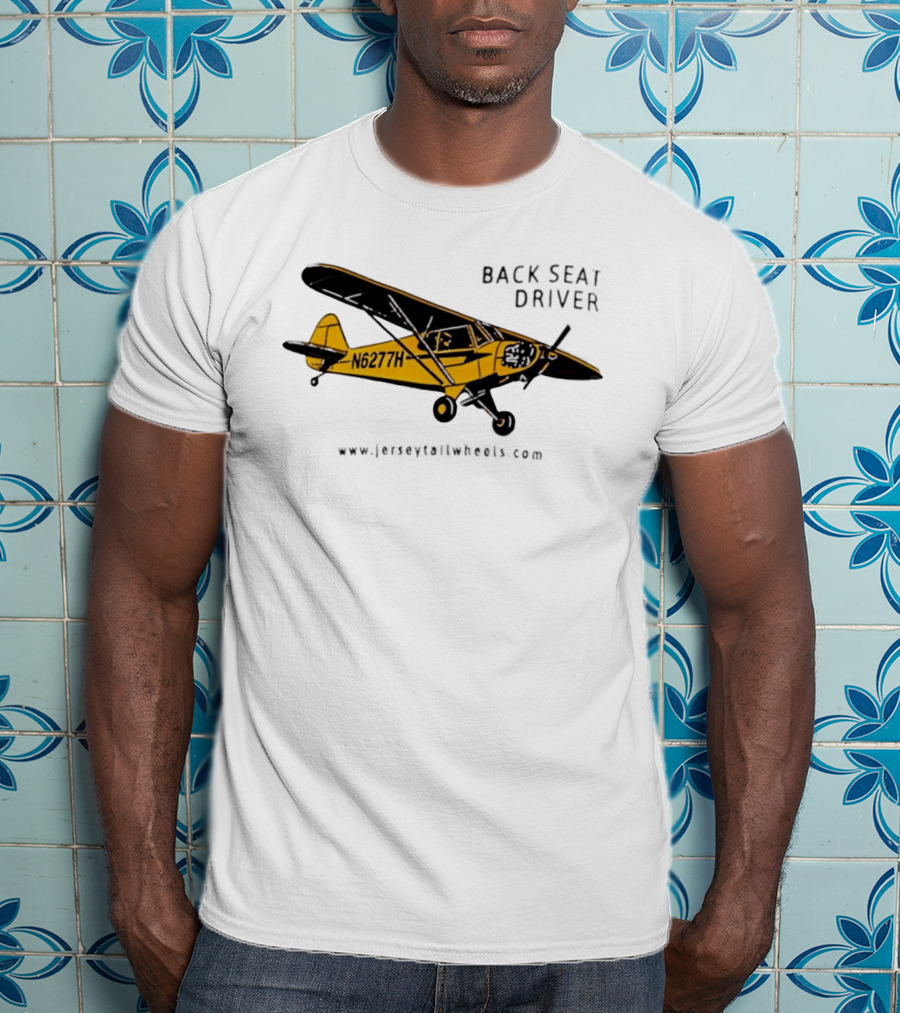 Back Seat Driver N6277H Yellow Aircraft T-Shirt