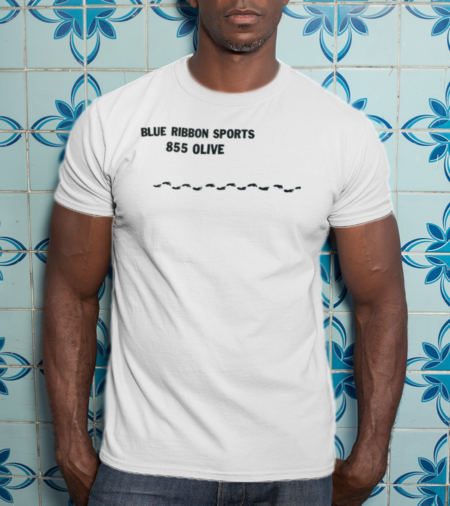 Blue Ribbon Sports 855 Olive Wave T-Shirt