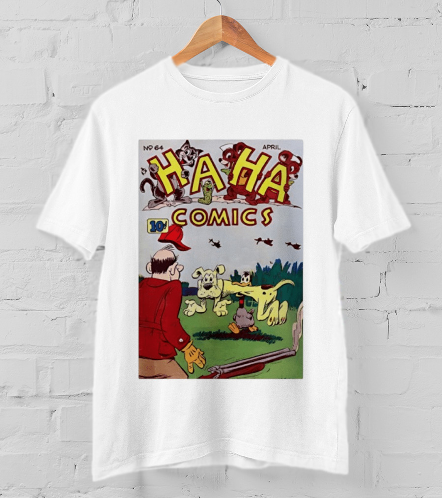 Ha Ha Comics No 64 April 10 Cent Vintage Cover T-Shirt