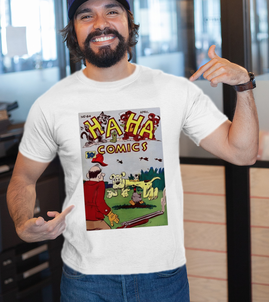 Ha Ha Comics No 64 April 10 Cent Vintage Cover T-Shirt