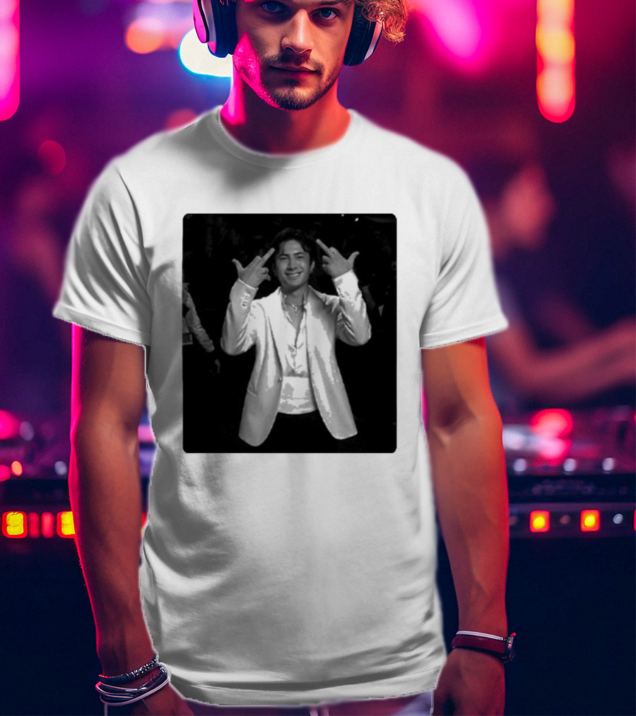 Hudson Williams Glambot Heated Rivalry Jacket Gesture T-Shirt