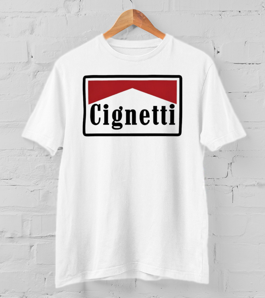 Indiana Hoosiers Cignetti Marlboro 2025 2026 Red Banner T-Shirt