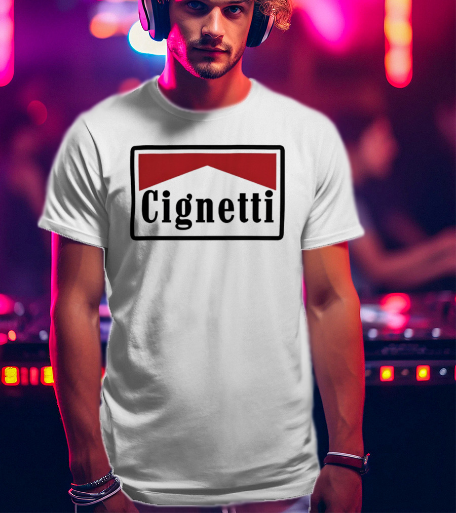 Indiana Hoosiers Cignetti Marlboro 2025 2026 Red Banner T-Shirt