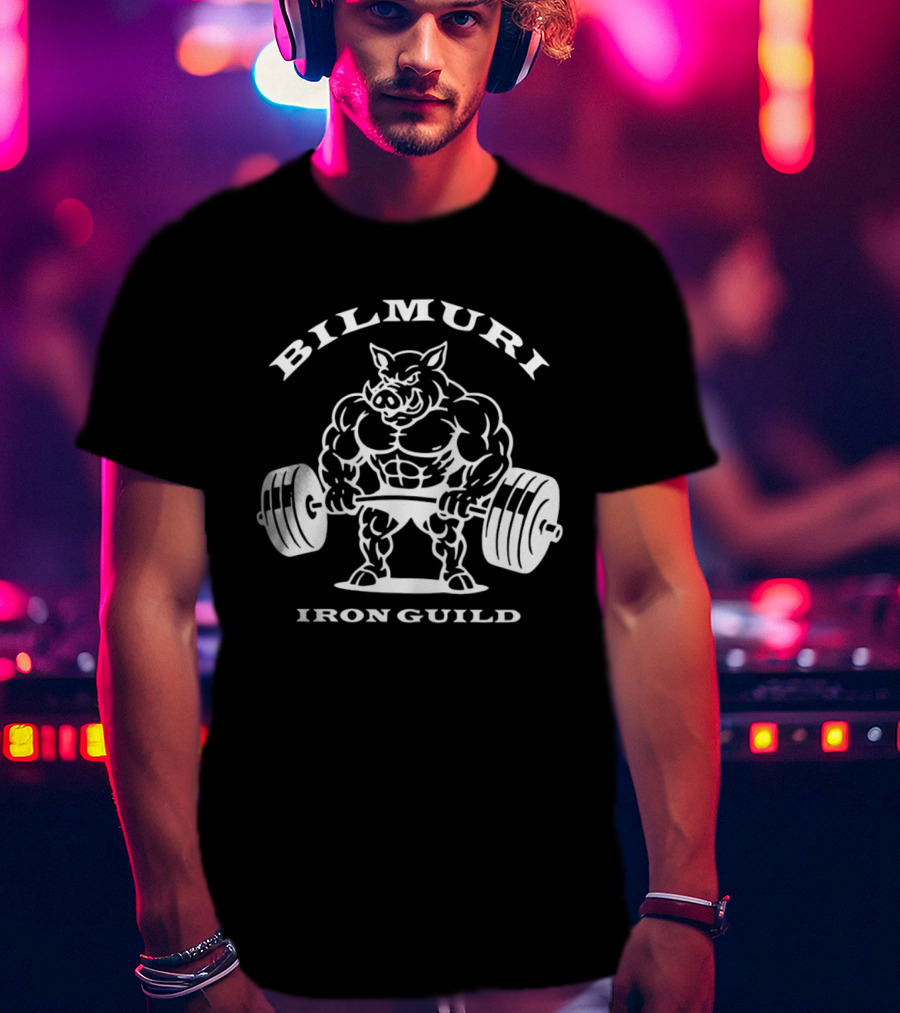 Bilmuri Iron Guild Powerlifting Boar T-Shirt