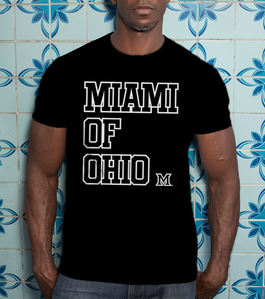 Miami RedHawks Miami Of Ohio M Logo XXL T-Shirt