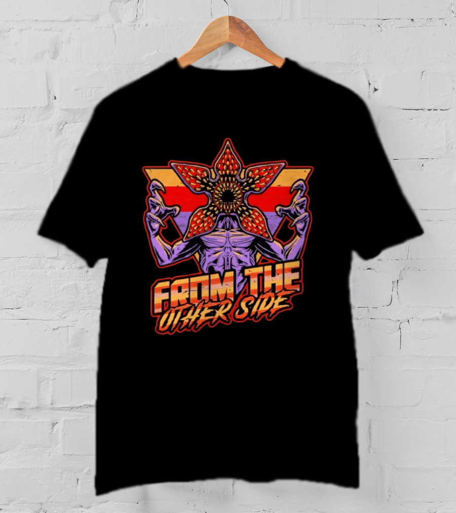 From The Other Side Dimensional Monster Vaporwave T-Shirt