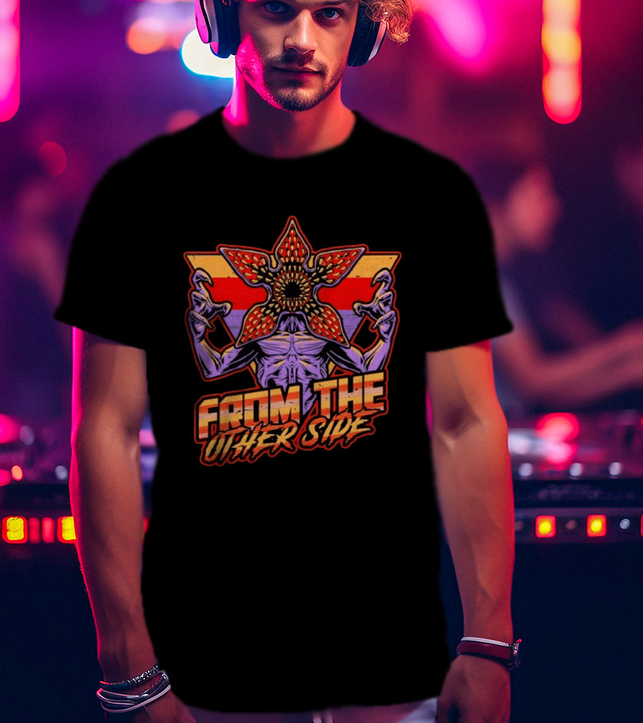 From The Other Side Dimensional Monster Vaporwave T-Shirt