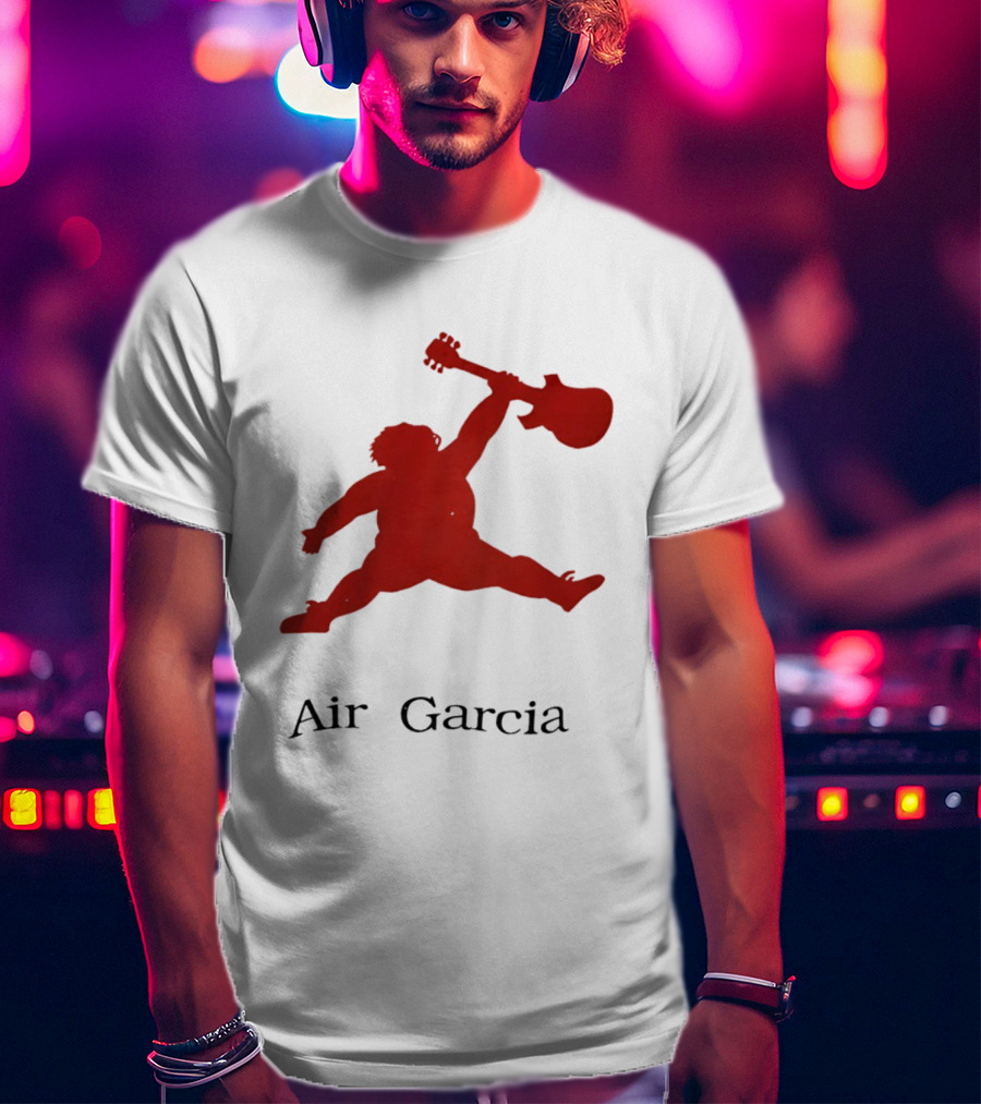 Air Garcia Jerry Garcia Silhouette Iconic Rock Legend T-Shirt