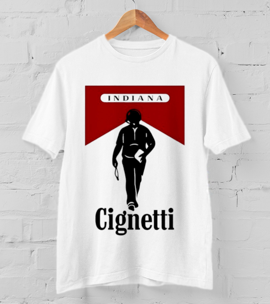 Indiana Cignetti Coach Marlboro Cigarette T-Shirt