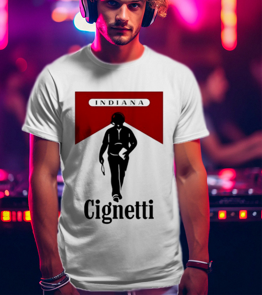 Indiana Cignetti Coach Marlboro Cigarette T-Shirt