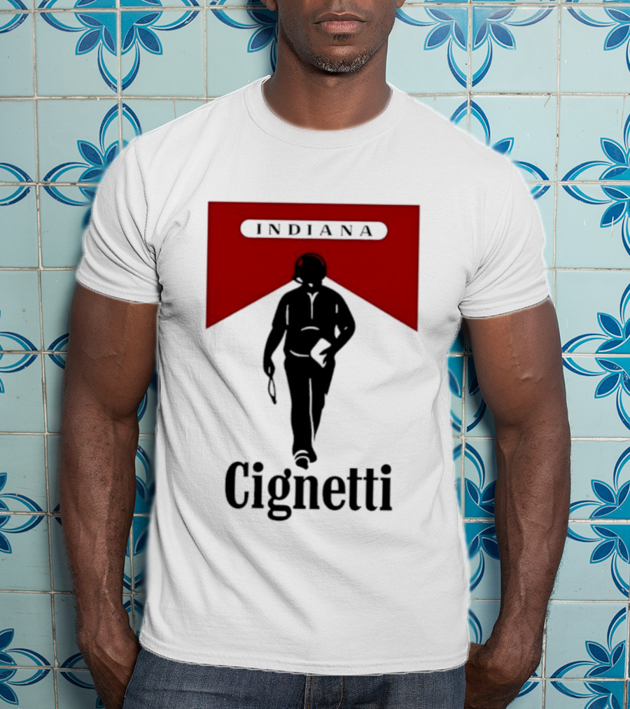 Indiana Cignetti Coach Marlboro Cigarette T-Shirt
