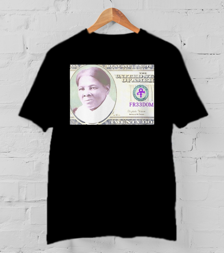 Harriet Tubman Twenty Dollar FR33DOM Note United States T-Shirt