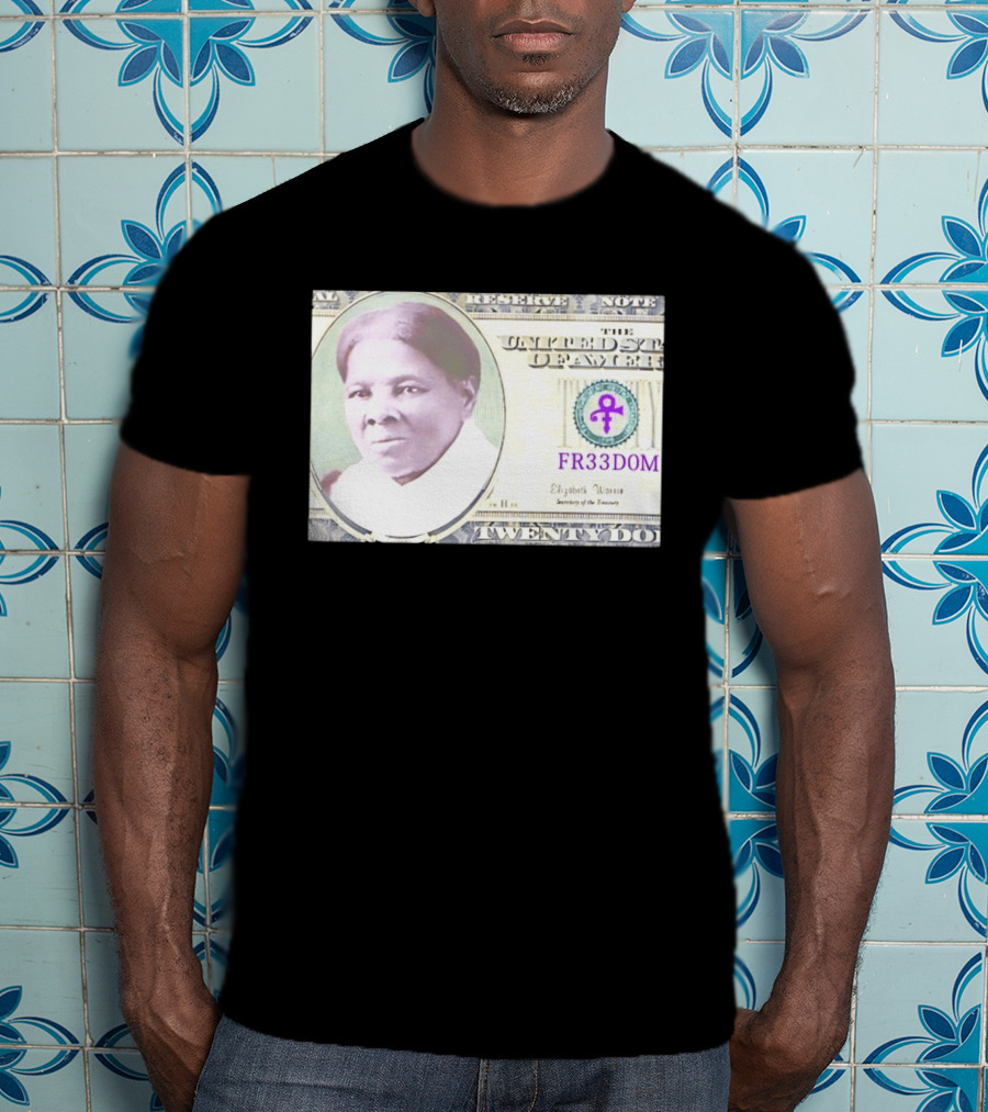 Harriet Tubman Twenty Dollar FR33DOM Note United States T-Shirt