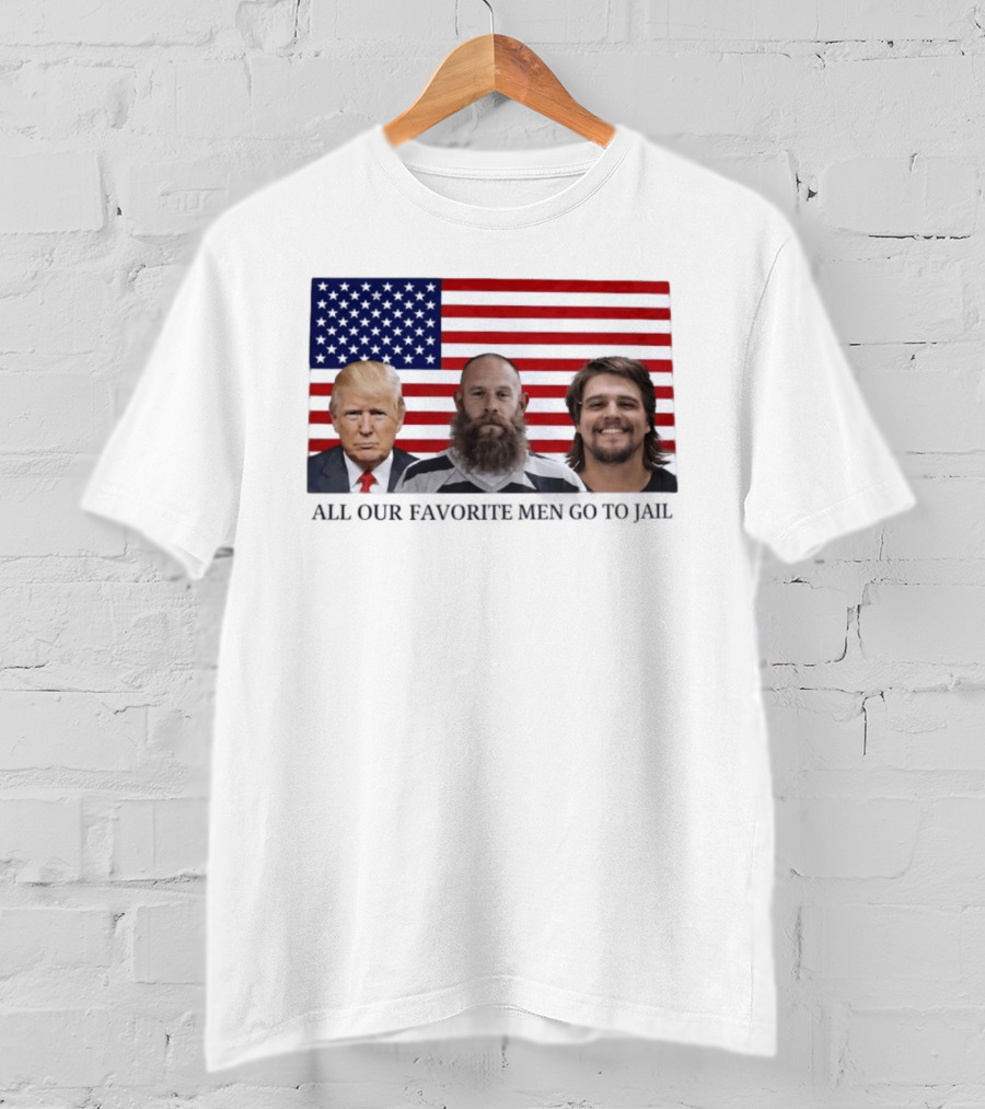 Trump Jeremy Best Kid Rock Favorite Men Jail USA Flag T-Shirt