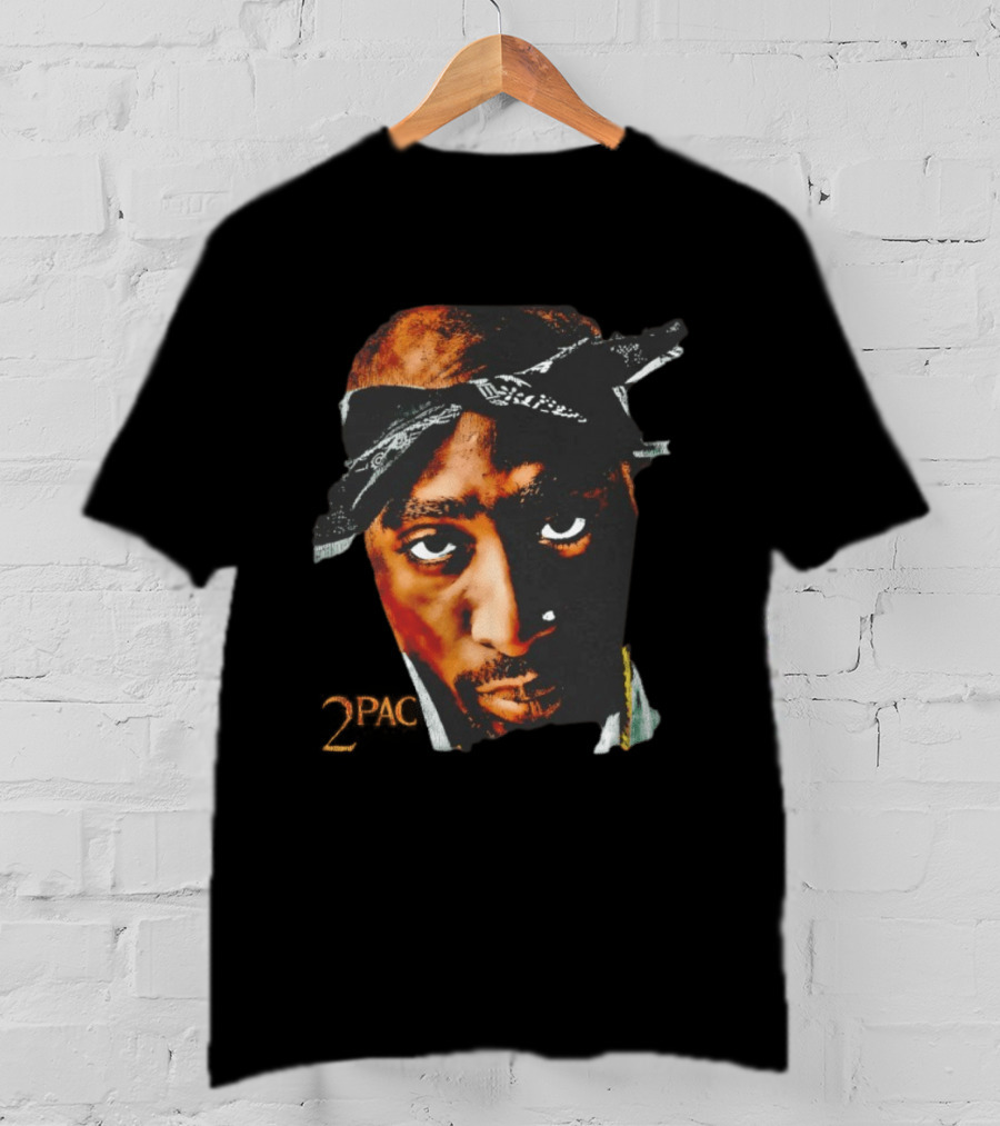 2Pac Bandana Style Face T-Shirt