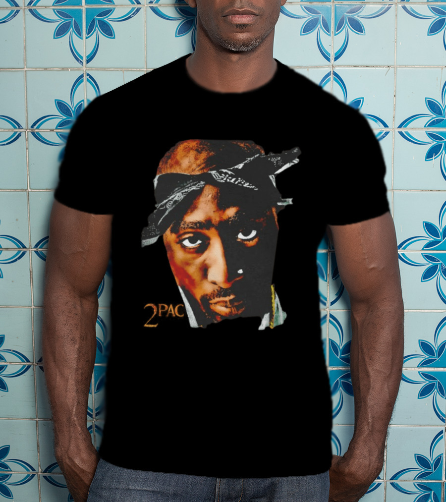 2Pac Bandana Style Face T-Shirt
