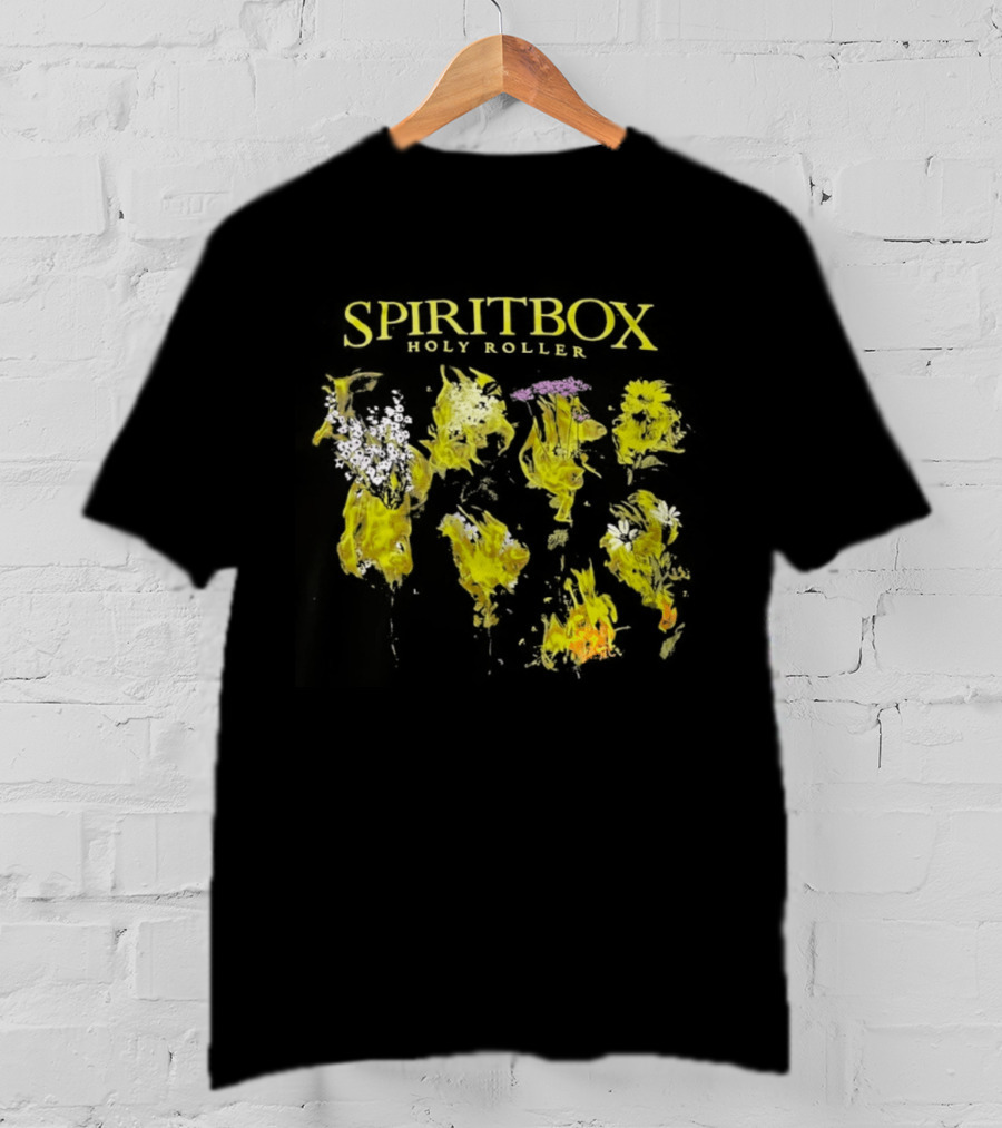 SPIRITBOX Holy Roller Yellow Floral T-Shirt